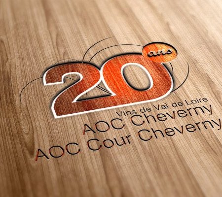 illustration de Logo des 20 ans AOC Cheverny et Cour-Cheverny
