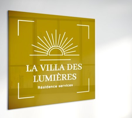 illustration de Création du logo de La Villa des Lumières