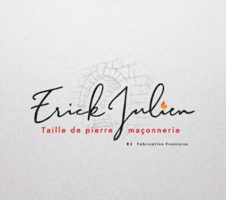 Création Logotype Erick Julien - tailleur de pierre et maçonnerie&nbsp;(…)
